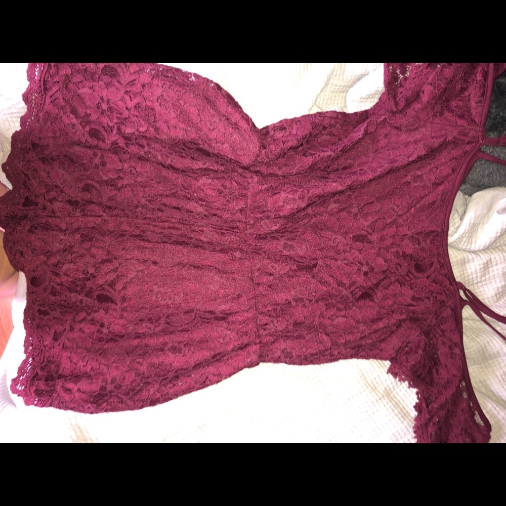 super cute lightly worn lace romper!